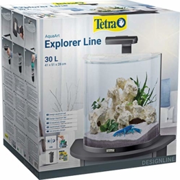Tetra AquaArt Explorer Line Aquarium-Komplett-Set 30L, Schwarz - 1