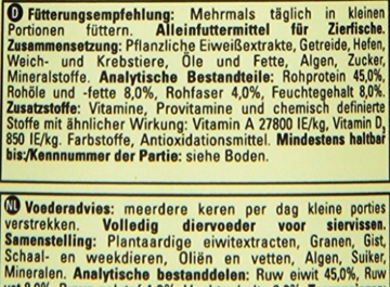 Tetra Guppy (Hauptfutter für Guppys und andere lebendgebärende Zahnkarpfen, Miniflocken mit Farberstärkern), 250 ml Dose - 7