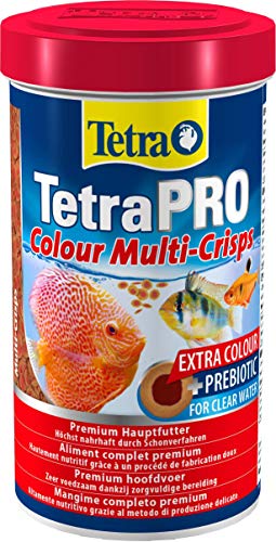 Tetra Pro Colour Premiumfutter (für alle tropischen Zierfische, Farbkonzentrat für hervorragende natürliche Farbausprägung, hoher Gehalt an Carotinoiden für farbverstärkende Wirkung), 500 ml Dose - 1