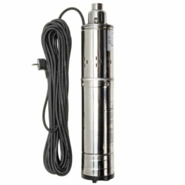 Tiefbrunnenpumpe 2400l/h 0,55kW 7,5bar 102mm Rohrpumpe Brunnenpumpe Tauchpumpe - 1