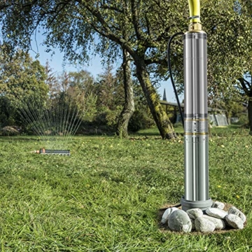 TROTEC Tiefbrunnenpumpe TDP 5500 E 1.100 Watt Leistung Förderhöhe 58m 6.000 Liter Nutzwasser pro Stunde - 7