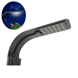 UEETEK Aquarium Beleuchtung mit Clip Fisch Tank LED Leuchte Lampe 10W (weißes Licht) - 1
