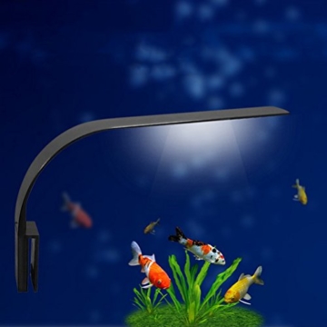 UEETEK Aquarium Beleuchtung mit Clip Fisch Tank LED Leuchte Lampe 10W (weißes Licht) - 6
