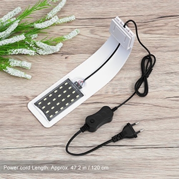 UEETEK LED Aquarium Lampe, Beleuchtung Lampe für Aquarium (weißes Licht) - 6