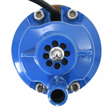 vidaxl Tauchpumpe 1000L/h Brunnenpumpe Brunnen Tief Rohrpumpe Membranpumpe - 6