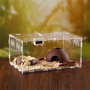 Acryl Terrarium Spider Breeding Box Montage Insektenzucht Box Reptile Fütterungsbox Für Klettern Pet Terrarium Snake Spider Lizard Scorpion Centipede - 3