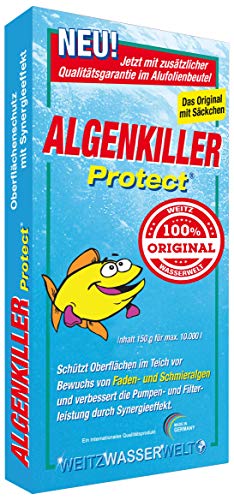 Algenkiller Protect® - Wasserpflege für Garten- und Schwimmteiche (150 g - für max. 10.000 Liter) - 1