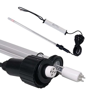 AquaForte AMALGAM Tauch UVC Strahler als 3 tlg. Bausatz, Tauchstrahler für Ihren Koi Teich und Teichfilter zu Entkeimung und Algenvernichter (80 Watt) - 2