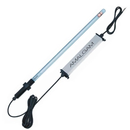 AquaForte AMALGAM Tauch UVC Strahler als 3 tlg. Bausatz, Tauchstrahler für Ihren Koi Teich und Teichfilter zu Entkeimung und Algenvernichter (80 Watt) - 1