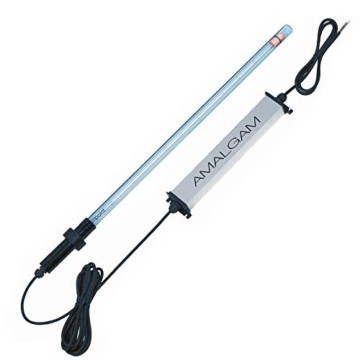 AquaForte AMALGAM Tauch UVC Strahler als 3 tlg. Bausatz, Tauchstrahler für Ihren Koi Teich und Teichfilter zu Entkeimung und Algenvernichter (80 Watt) - 1