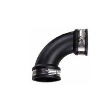 AquaForte PVC Elastomer, flexibler Bogen, 90 Grad, Ø 63 mm (Klemmbereich 63-57 mm), enorm flexibel! - 
