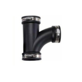 AquaForte PVC Elastomer flexibles T-Stück 50mm (Klemmbereich 50-44mm), enorm flexibel! - 1