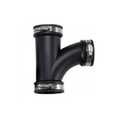 AquaForte PVC Elastomer flexibles T-Stück 50mm (Klemmbereich 50-44mm), enorm flexibel! - 1