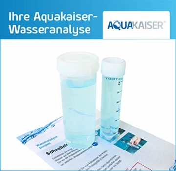 Aquakaiser Wassertest – Komplett-Test auf die gängigsten Schwermetalle, Bakterien, Mineralstoffe, Wasserhärte. – inkl. Test-Set und Laboranalyse - 2