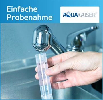Aquakaiser Wassertest – Komplett-Test auf die gängigsten Schwermetalle, Bakterien, Mineralstoffe, Wasserhärte. – inkl. Test-Set und Laboranalyse - 3
