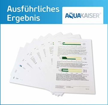 Aquakaiser Wassertest – Komplett-Test auf die gängigsten Schwermetalle, Bakterien, Mineralstoffe, Wasserhärte. – inkl. Test-Set und Laboranalyse - 4