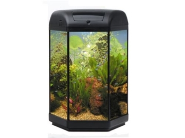 Aquarium Komplettset Aquael Hexa Set II 60 L, schwarz - 1