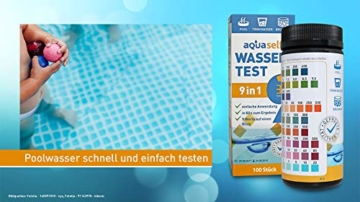 aquaself 9-in-1 Wassertest – 100 Stück Trinkwasser Teststreifen zur Überprüfung der Wasserqualität - inkl. gratis E-Book - 6