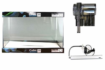 Blau Cubic Nano Rechteckbecken Komplettset 38 L 45x28x30 cm - 1