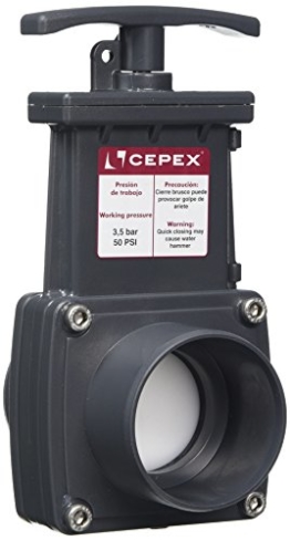 Cepex PVC Zugschieber, 50 mm - 1