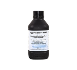 Cyprinocur FMC (1 l) für Koi gegen Parasiten (Costia), Pilz-Infektionen (Saprolegnia) von Teich-Fischen, Zierfischen im Gartenteich - 1