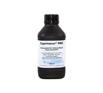 Cyprinocur FMC (1 l) für Koi gegen Parasiten (Costia), Pilz-Infektionen (Saprolegnia) von Teich-Fischen, Zierfischen im Gartenteich - 1