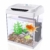 DADYPET Aquarium, Mini-Aquarium, Aquarium-Set, Fischzucht-Set für Medaka und Tropische Fische, kleines Aquarium mit Beleuchtung, energiesparend und leise, 1 Gallone - 1