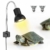 DADYPET Schildkröte Wärmelampe, Wärmespotlampe für Aquarium Reptil, Basking Spot mit Halter UVA UVB mit 360° drehbarem Clip & Netzteil für Reptilien, Eidechsen, Schildkrötenschlangen Aquarium 25W - 1