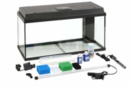 Dehner Aqua Aquarium Starterset 80, ca. 81 x 36 x 45 cm, inkl. Futter und Pflegeprodukten - 1