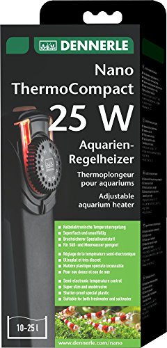 Dennerle Nano Heater Compact | Regel-Heizer für Nano-Aquarien (25 Watt) - 1