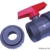 EXCOLO PVC Kugelhahn Ventil Kunststoff Kugelventil 32 mm - 63 mm für PVC Rohre für Wasser Pool Teich (Mit 32 mm PVC Rohr Muffen) - 2