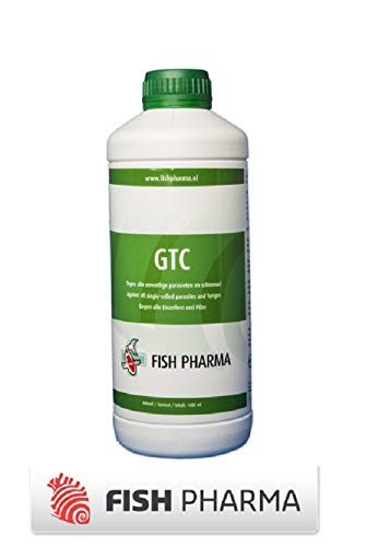Fish Pharma GTC 1 Liter – wirksam gegen Einzeller Parasiten und Pilz für 20qm³ Koi Teich - 