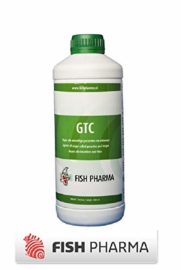 Fish Pharma GTC 1 Liter - wirksam gegen Einzeller Parasiten und Pilz für 20qm³ Koi Teich - 1