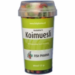 Fish Pharma IMMUNITARIO Carpe Koi Rossi LAGHETTO KOIMUESLI 125 GR - 1