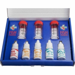 Fish Pharma Kit Test-Set für Wasserbad, Aquarium, Test Set KH-GH-NO3 - 1