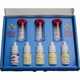Fish Pharma Test-Set für Wasser- und Wasserbad, Test-Set PH-NH3-NO2 - 1