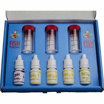 Fish Pharma Test-Set für Wasser- und Wasserbad, Test-Set PH-NH3-NO2 - 1