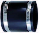 Flexible Muffe inkl.Spannringe 1 1/4" 40 mm - 1