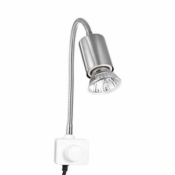 Galapara Schildkröte Wärmelampe, Wärmespotlampe für Aquarium Reptil,Basking Spot 25W Halogen Wärmelampe UVA UVB mit 360° drehbarem Clip für Reptilien, Eidechsen, Schildkrötenschlangen Aquarium - 9