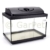 GarPet Aquarium Komplett Set rechteckig mit LED Abdeckung Filter Heizer Aquariumset (40x25x25 Set LED) - 1