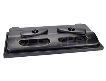 GarPet Aquarium rechteckig mit Abdeckung inkl. LED Beleuchtung im Set (80x35x40 + Abdeckung LED) - 2