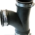 Gummi T-Stück - flexibles Ypsilon, 3-Wege - Flexfitting für einen geraden und einen 90° Rohranschluss, Gummifitting aus PVC Elastomer für die Teichverrohrung, den Pumpeneinbau, die Reparatur oder Sanierung undichter Rohrstellen im Haushalt, Garten und am Koiteich, Flexibles Gummi - T-Stück - bitte wählen Sie die gewünschte Größe im Folgenden aus. (63mm) - 1