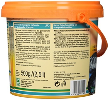 JBL 70314 Energil Hauptfutter für Sumpf- und Wasserschildkröten, 1er Pack (1 x 2,5 l) - 4