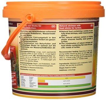JBL 70365 Hauptfutter für Wasserschildkröten, 1er Pack (1 x 2,5 l) - 2