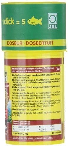 JBL NovoGranoMix 30100 Alleinfutter für kleine Aquarienfische, Granulat 100 ml - 10