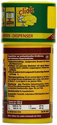 JBL NovoGranoMix 30100 Alleinfutter für kleine Aquarienfische, Granulat 100 ml - 3