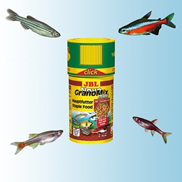 JBL NovoGranoMix 30100 Alleinfutter für kleine Aquarienfische, Granulat 100 ml - 7