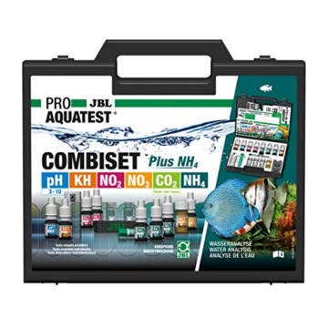 JBL Wassertest-Koffer, Mit 6 Tests und Zubehör, Für Süßwasser-Aquarien, Nachfüller, ProAquaTest Combi Set Plus NH4 - 2