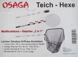 Kescher-Set Osaga Teich-Hexe 3 in 1 Kescher-Set - 1