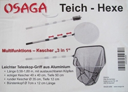 Kescher-Set Osaga Teich-Hexe 3 in 1 Kescher-Set - 1